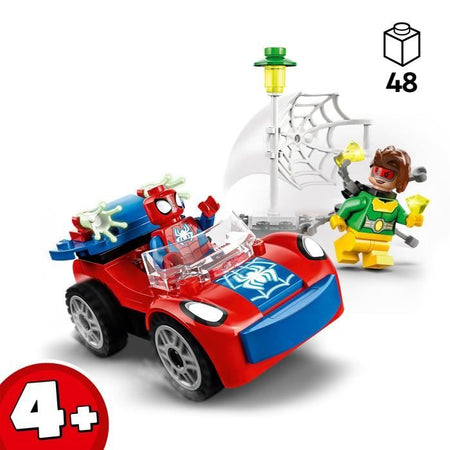 Lego Marvel 10789 Spider-Man e Doctor Octopus, giocattolo con Spidey e Bricks