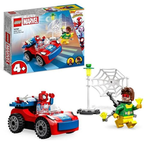 Lego Marvel 10789 Spider-Man e Doctor Octopus, giocattolo con Spidey e Bricks