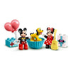 LEGO DUPLO 10941 Trenino per il compleanno di Topolino e Minnie, trenino con torta e palloncini