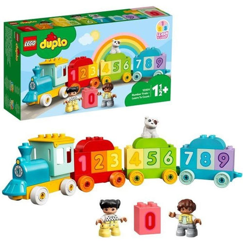LEGO 10954 DUPLO Il Trenino dei Numeri - Impara a Contare Giochi Educativi 1,5 anni, Regalo Giocattolo Per Bambini O Set Didattico