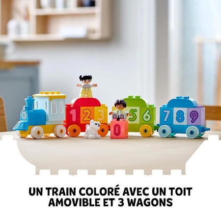 LEGO 10954 DUPLO Il Trenino dei Numeri - Impara a Contare Giochi Educativi 1,5 anni, Regalo Giocattolo Per Bambini O Set Didattico