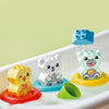 LEGO 10965 DUPLO Giocattolo da Bagno: Trenino Galleggiante degli Animali, Set Vasca da Bagno per Neonati e Bambini di età superiore a 1,5 anni con Anatra