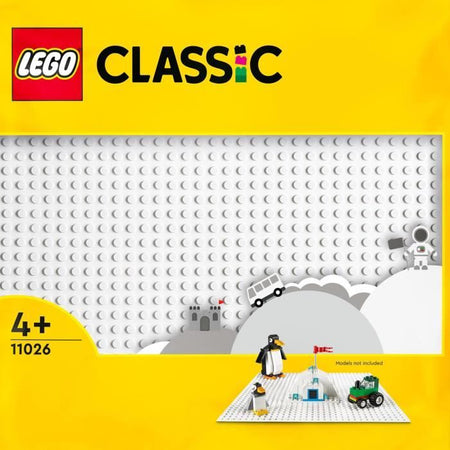 LEGO 11026 Classic La piastra da costruzione bianca 32x32, base di base per la costruzione, il montaggio e l'esposizione