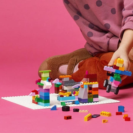 LEGO 11026 Classic La piastra da costruzione bianca 32x32, base di base per la costruzione, il montaggio e l'esposizione