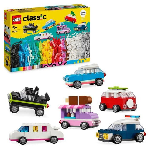 LEGO 11036 Classic Veicoli creativi, modellino di auto, veicolo della polizia, camion e altri