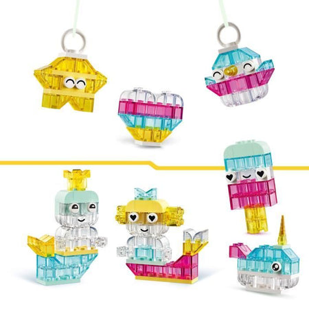 LEGO Classic 11040 Magical Transparent Brick Box - Gioco di costruzione per bambini di 5 anni