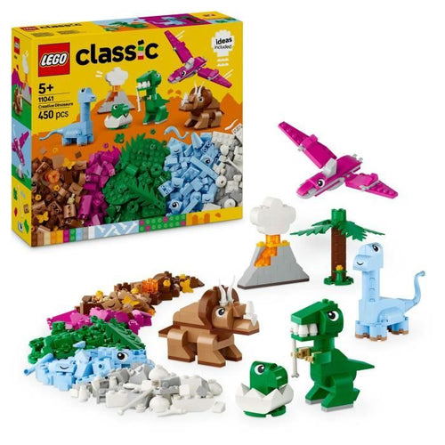 LEGO Classic 11041 Dinosauri creativi - Giocattolo costruibile incluso T-rex