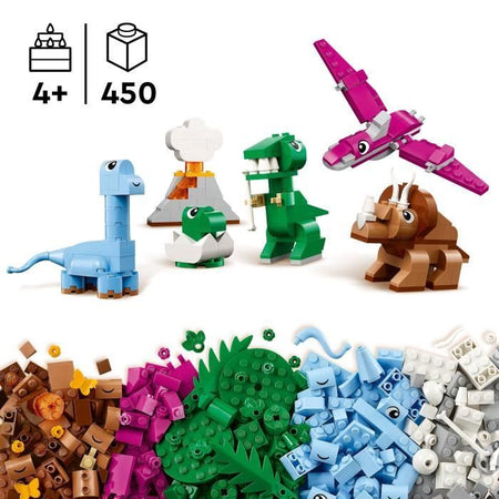 LEGO Classic 11041 Dinosauri creativi - Giocattolo costruibile incluso T-rex