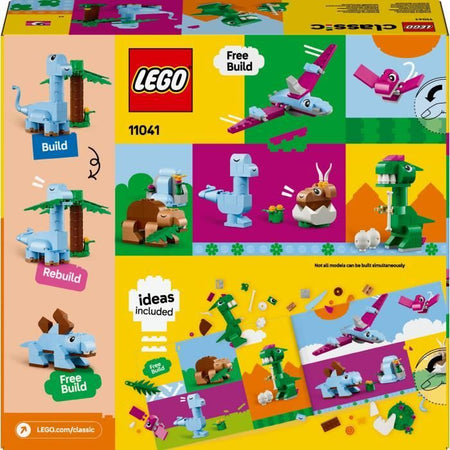 LEGO Classic 11041 Dinosauri creativi - Giocattolo costruibile incluso T-rex