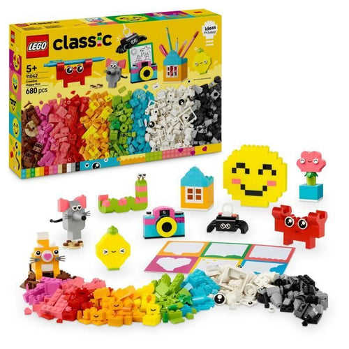 LEGO Classic 11042 Scatola creativa della felicità - Assortimento di mattoncini da costruzione