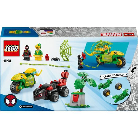 LEGO Marvel 11198 Inseguimento con veicoli Spin ed Electro Dino - Spidey e i suoi straordinari amici