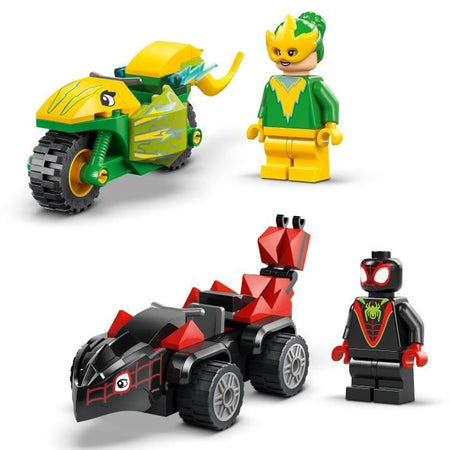 LEGO Marvel 11198 Inseguimento con veicoli Spin ed Electro Dino - Spidey e i suoi straordinari amici