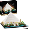LEGO Architettura 21058 La Grande Piramide di Giza, Modello Hobby Creativo da Costruire, Monumento Mondiale e Decorazione