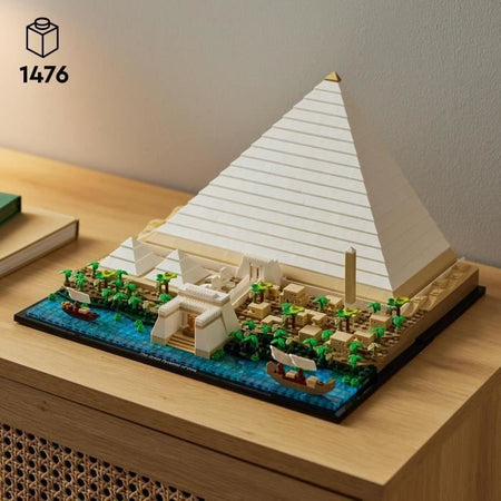 LEGO Architettura 21058 La Grande Piramide di Giza, Modello Hobby Creativo da Costruire, Monumento Mondiale e Decorazione