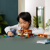 LEGO 21256 Minecraft La Casa delle Rane, Giocattolo con Minifigure di Animali, Personaggi: Zombie ed Esploratore