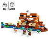 LEGO 21256 Minecraft La Casa delle Rane, Giocattolo con Minifigure di Animali, Personaggi: Zombie ed Esploratore