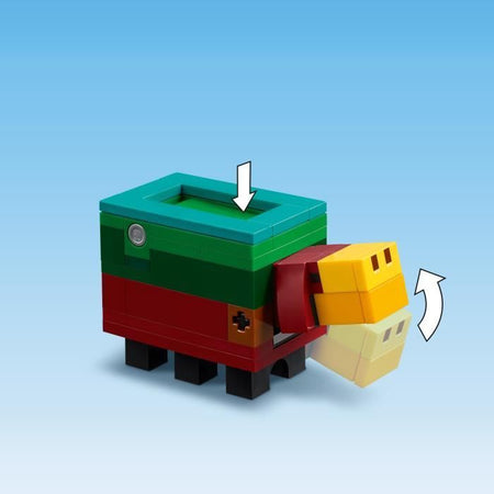 LEGO Minecraft 21260 Giardino dei Ciliegi in Fiore - Minifigure del Videogioco