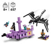LEGO Minecraft 21264 Il Drago e la Nave Ender - Set ispirato al videogioco