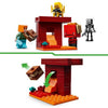 LEGO Minecraft 21266 Battaglia di lava del Nether - Giocattolo per gli appassionati di videogiochi
