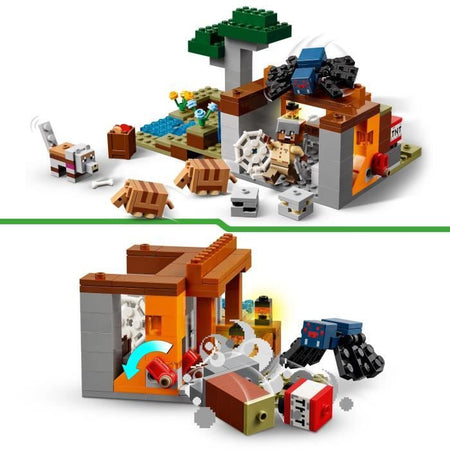 LEGO Minecraft 21269 Spedizione Armadillo nella Miniera - Set da costruzione per ragazzi