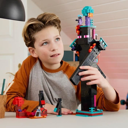 LEGO Minecraft 21279 Torre dell'Enderman - Set di costruzioni per ragazzi dai 9 anni in su