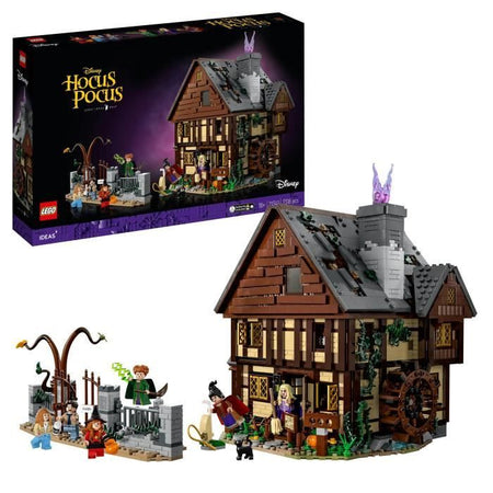 LEGO Ideas Hocus Pocus Disney: La villa delle sorelle Sanderson 21341 - Set da costruzione - Un regalo di Halloween per adulti