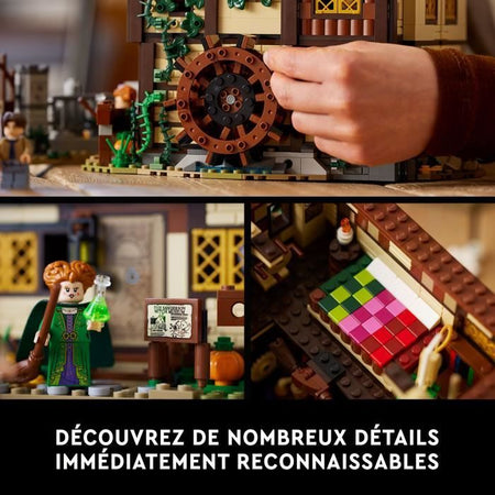 LEGO Ideas Hocus Pocus Disney: La villa delle sorelle Sanderson 21341 - Set da costruzione - Un regalo di Halloween per adulti