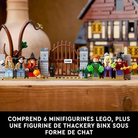 LEGO Ideas Hocus Pocus Disney: La villa delle sorelle Sanderson 21341 - Set da costruzione - Un regalo di Halloween per adulti