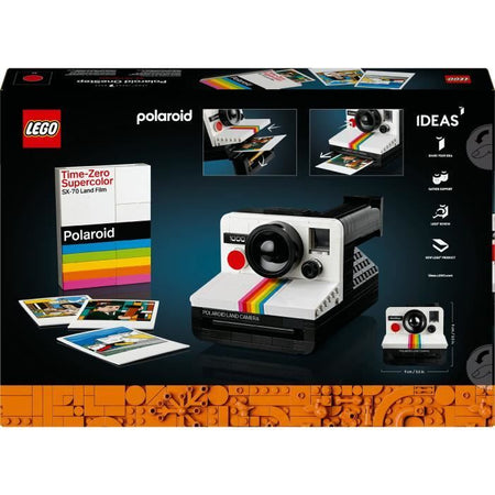 LEGO 21345 Ideas Fotocamera Polaroid OneStep SX-70, Modello di Costruzione per Adulti con Adesivi