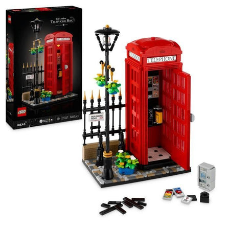 LEGO Ideas 21347 Decorazioni per la casa della cabina telefonica di Londra per gli anglofili