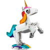 Lego Creator 3-in-1 31140 The Magic Unicorn, Ippocampal e Pavone giocattolo, Figurine per animali