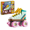 LEGO Creator 31148 Pattini a rotelle retrò 3 in 1, Giocattolo con Mini-Skateboard e Boombox, Decorazione retrò