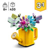 LEGO Creator 31149 Fiori nell'annaffiatoio 3 in 1, giocattolo per bambini, con annaffiatoio, mazzo di fiori e 2 uccelli