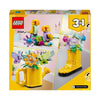 LEGO Creator 31149 Fiori nell'annaffiatoio 3 in 1, giocattolo per bambini, con annaffiatoio, mazzo di fiori e 2 uccelli
