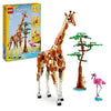 LEGO 31150 Creator 3in1 Safari Animali Selvatici, Giocattolo con Figure di Animali, Giraffa, Gazzelle e Leone