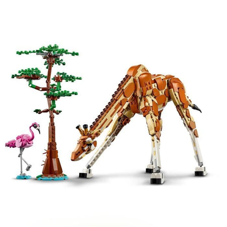 LEGO 31150 Creator 3in1 Safari Animali Selvatici, Giocattolo con Figure di Animali, Giraffa, Gazzelle e Leone