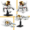 LEGO 31152 Creator Astronauta 3 in 1 nello spazio, Giocattolo costruibile con cane e Space Shuttle, Decorazione