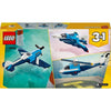 LEGO Creator 31160 Aereo 3-in-1: Aereo da corsa - Set da costruzione per bambini di 7 anni