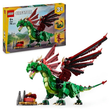LEGO Creator 31161 Drago medievale 3 in 1 - Giocattolo da costruzione per ragazzi dai 9 anni in su