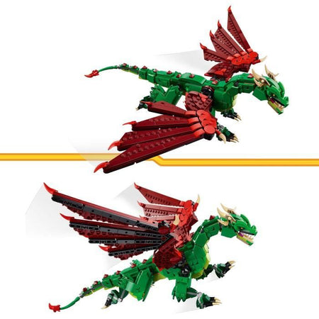 LEGO Creator 31161 Drago medievale 3 in 1 - Giocattolo da costruzione per ragazzi dai 9 anni in su