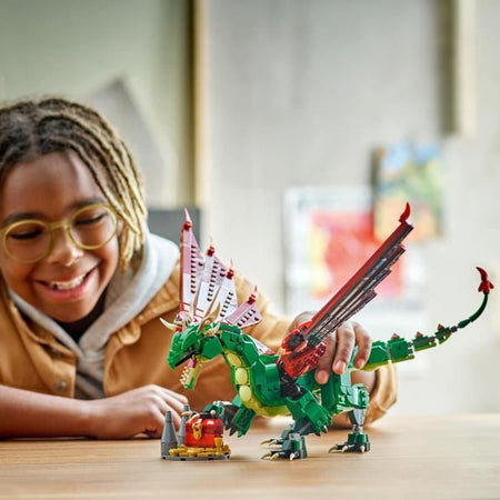 LEGO Creator 31161 Drago medievale 3 in 1 - Giocattolo da costruzione per ragazzi dai 9 anni in su