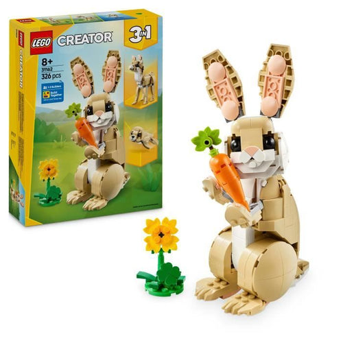 LEGO Creator 31162 3-in-1 L'adorabile coniglietto - Set da costruzione per ragazze di 8 anni