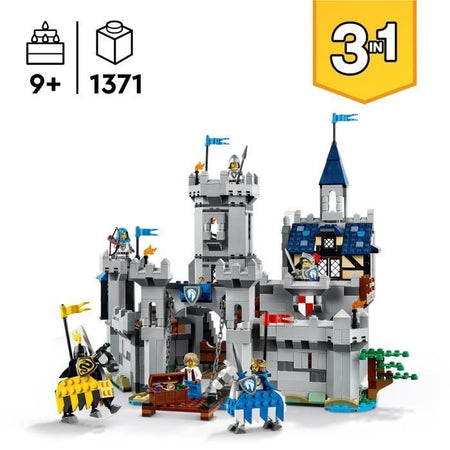 LEGO Creator 3 in 1 31168 Castello dei cavalieri medievali - Set di costruzioni per bambini dai 9 anni in su
