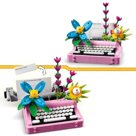 LEGO Creator 31169 3-in-1 Flower Typewriter - Gioco per bambine dagli 8 anni in su