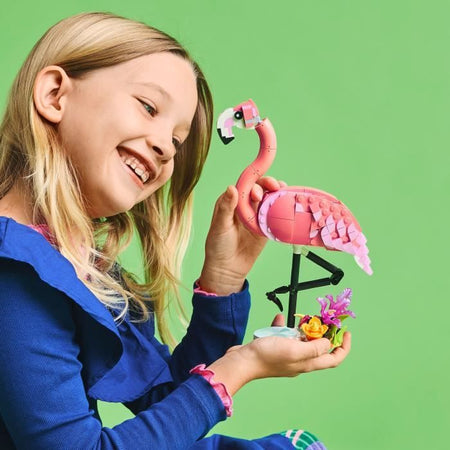 LEGO Creator 31170 3-in-1 Animali selvatici: fenicottero - Giocattolo per bambine dagli 8 anni in su