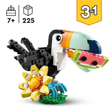 LEGO Creator 3-in-1 31173 Tucano tropicale - Gioco per bambini dai 7 anni in su