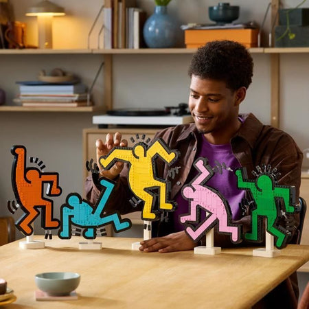 LEGO 31216 Art Keith Haring, personaggi danzanti, decorazioni per la casa e set da costruzione per adulti