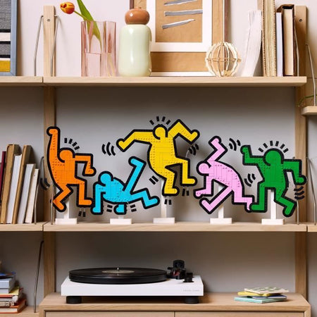 LEGO 31216 Art Keith Haring, personaggi danzanti, decorazioni per la casa e set da costruzione per adulti