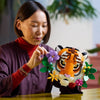 LEGO Art 31217 Collezione Wildlife  Tigre  Set per adulti  Decorazione da parete con fiori