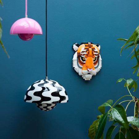 LEGO Art 31217 Collezione Wildlife  Tigre  Set per adulti  Decorazione da parete con fiori